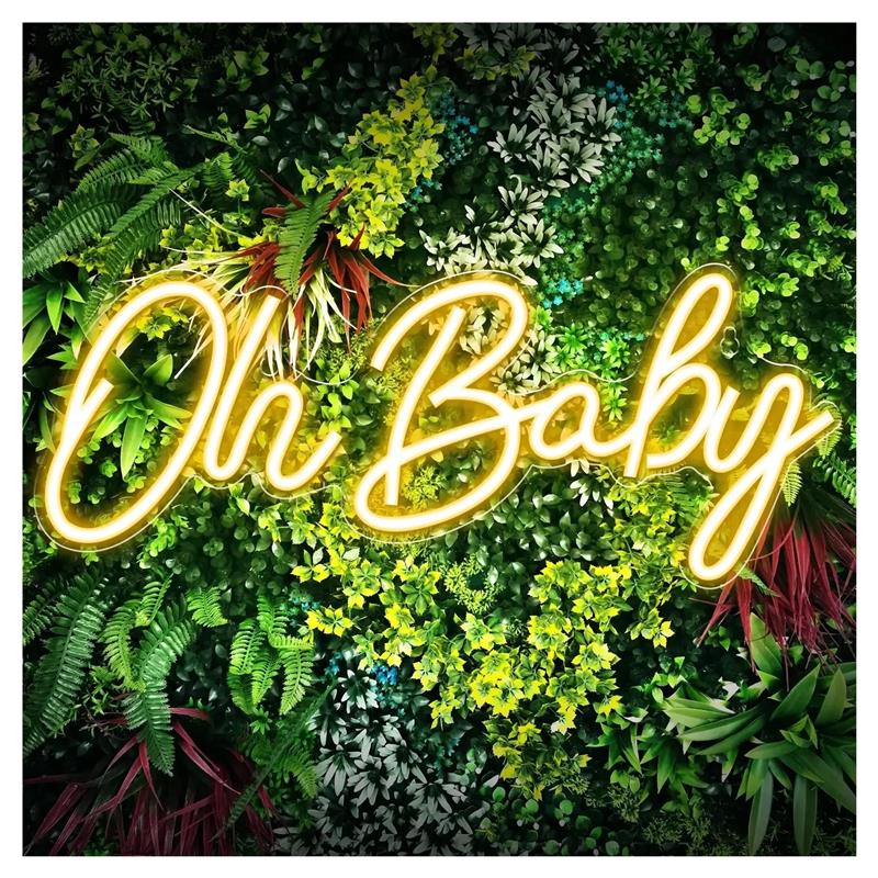 Baby Food In Restaurant - Oh Baby Neon Signs For Wall