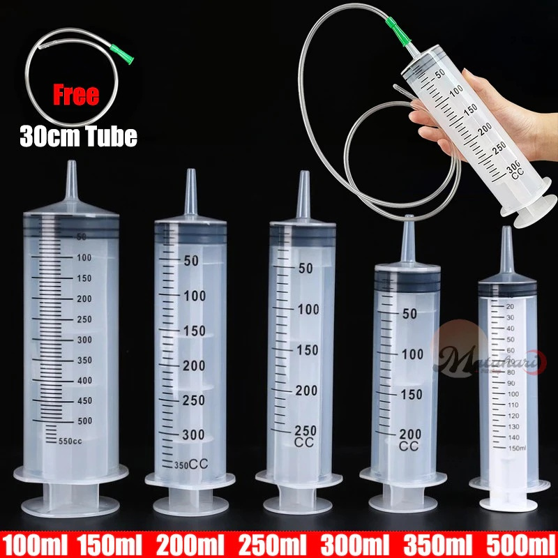 Baby Food Dogs - 20Ml-500ml Big Size Syringe Plastic Reusable