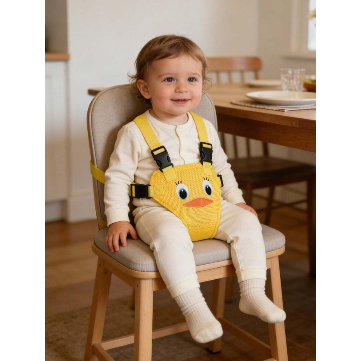 Baby Food Chair - 1pc Adjustable Baby High Chair Safety