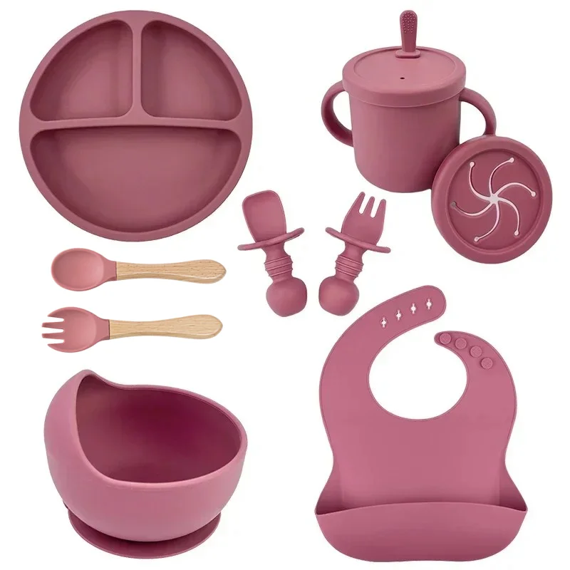Baby Food Jars - Food Grade Silicone Child Dish Set
