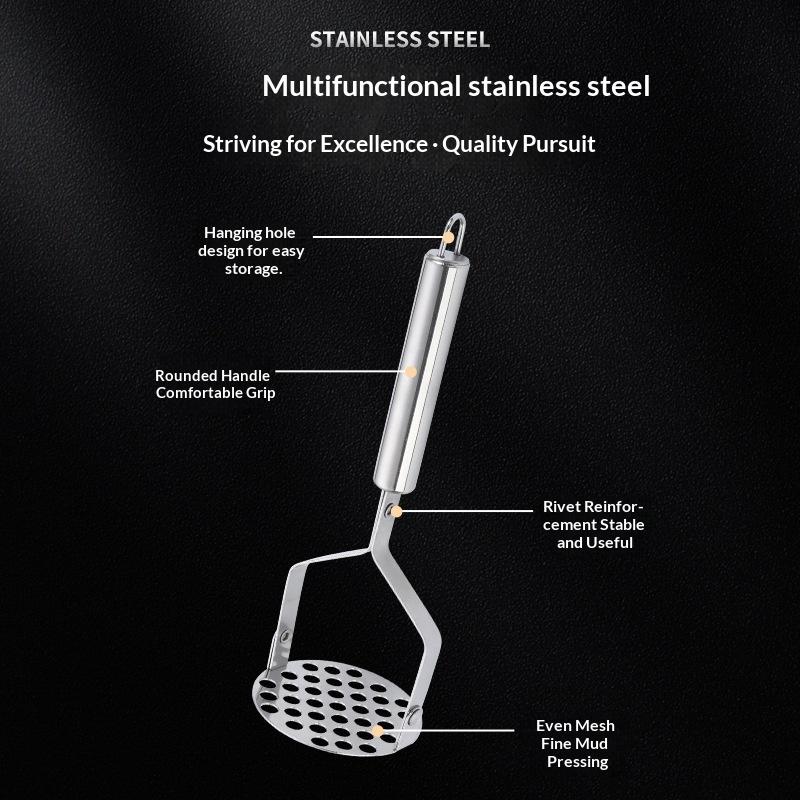 Stainless Steel Potato Masher  - Baby Food Masher 评论和价格