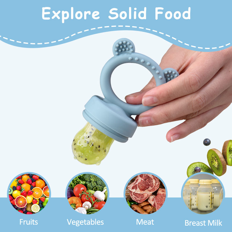 Silicone Bear Shaped Baby Frui - Baby Food Diet 评论和价格