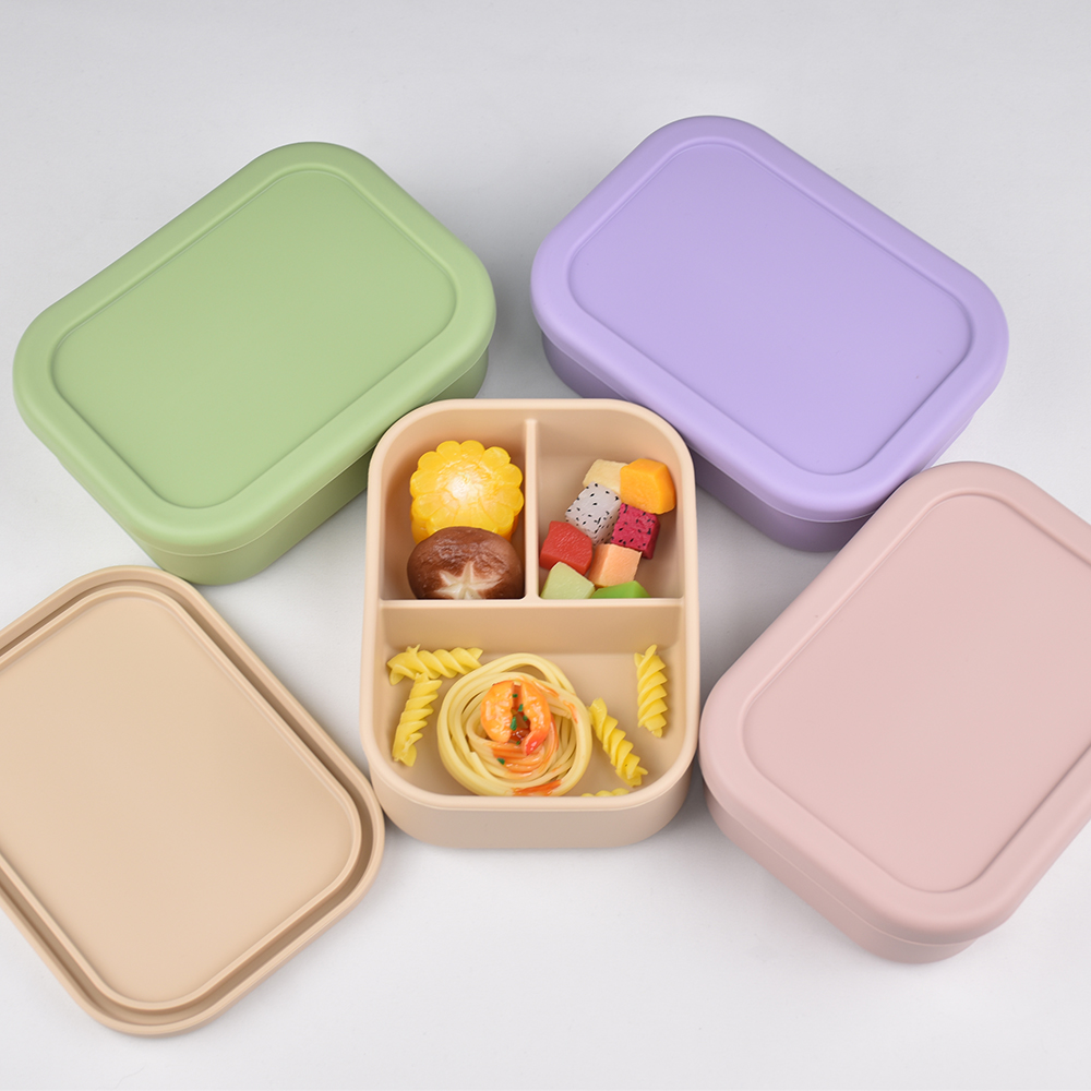 3-Compartment Food Grade Silic - Baby Food Delivery 评论和价格
