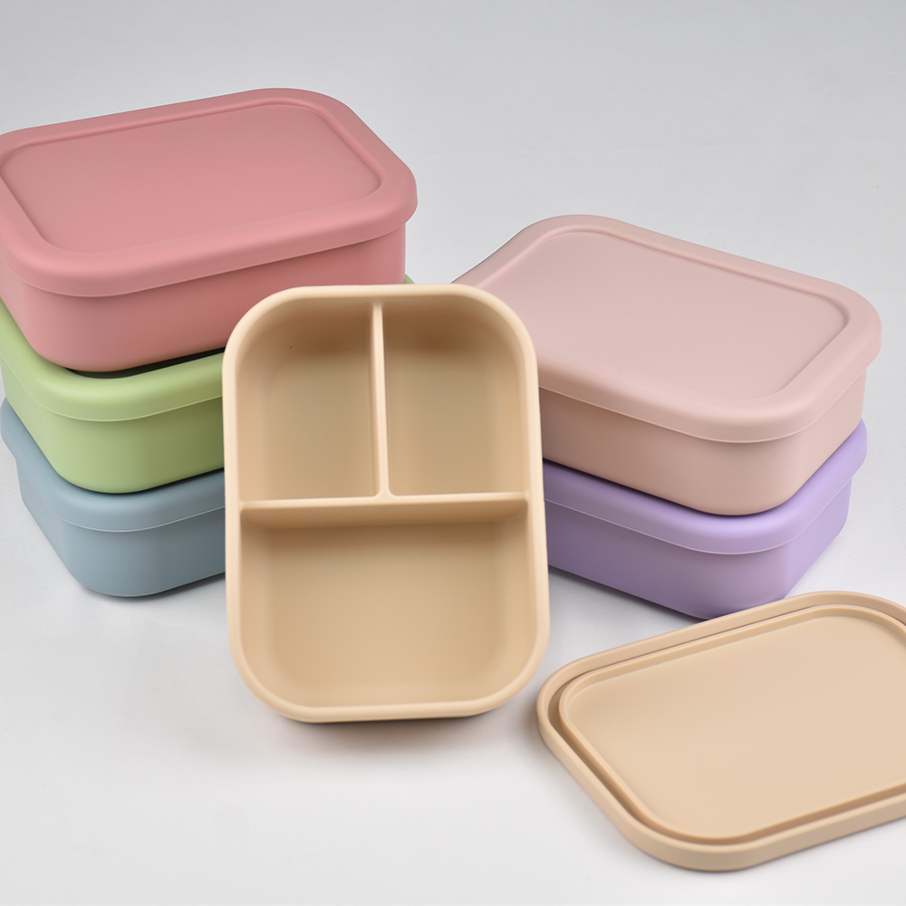 3-Compartment Food Grade Silic - Baby Food Delivery 评论和价格