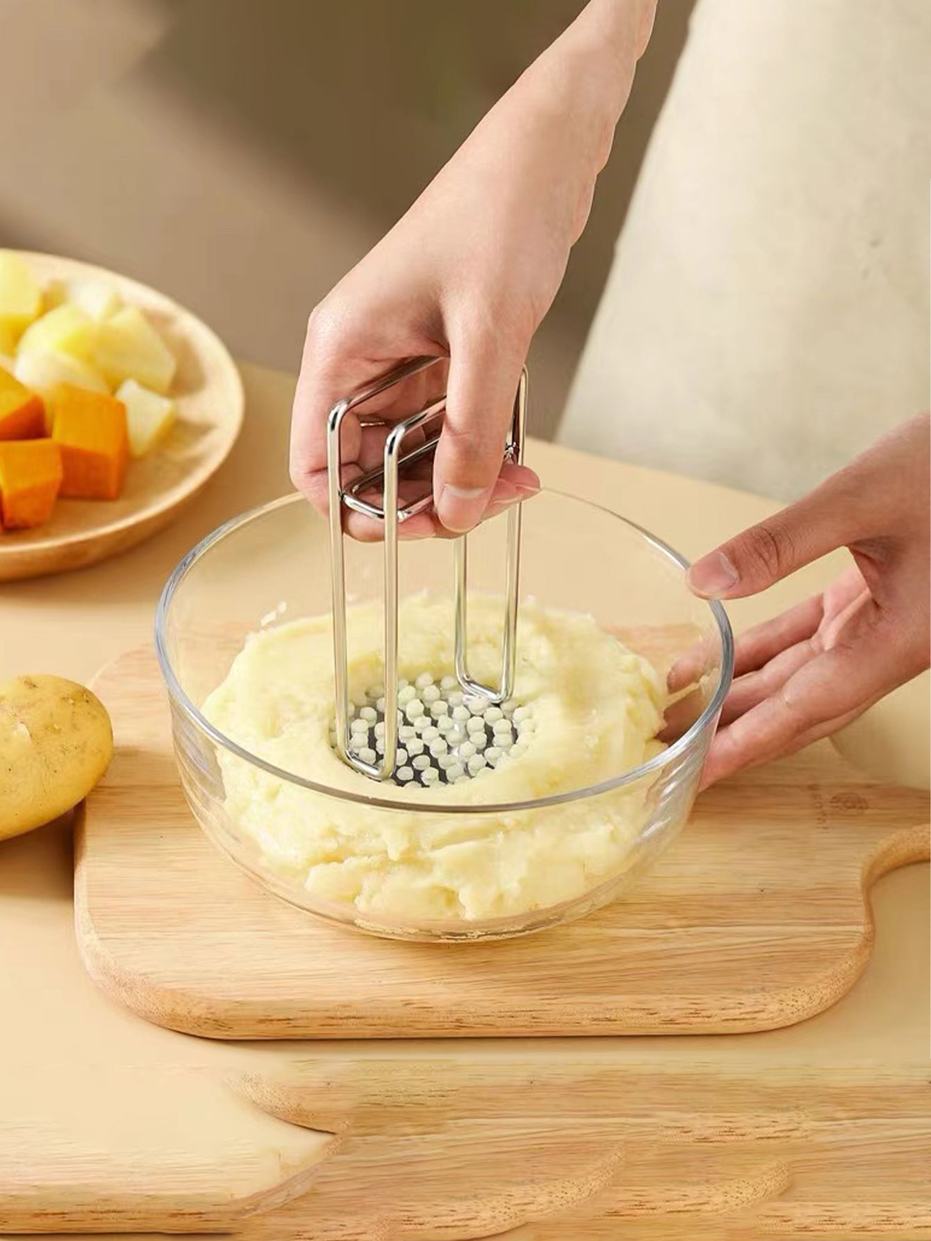 304 Stainless Steel Potato Mas - Baby Food Masher 评论和价格