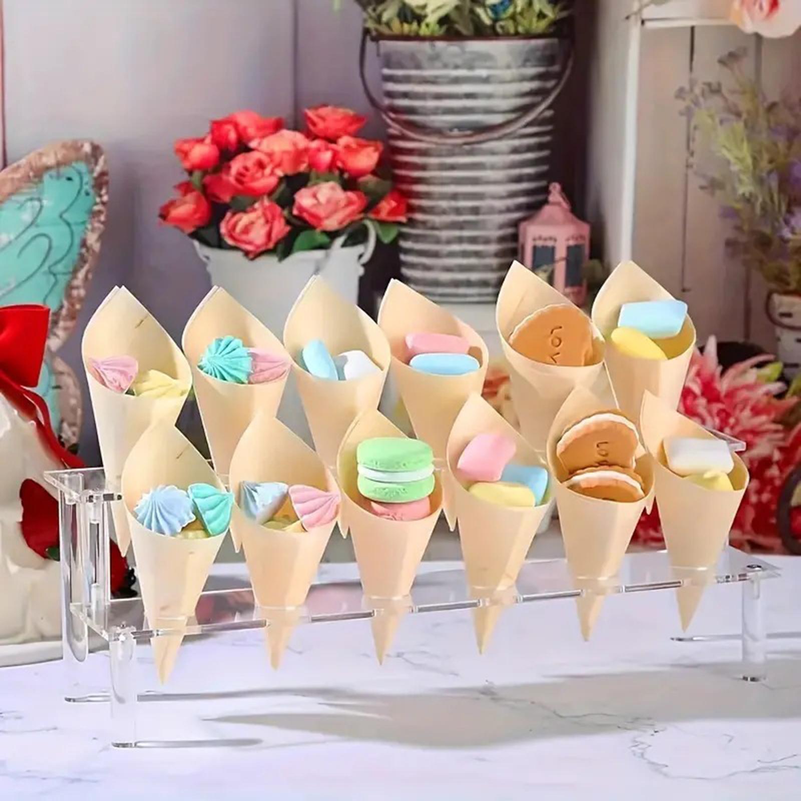 Ice Cream Cone Holder Snack Tr - Baby Food Catering 评论和价格