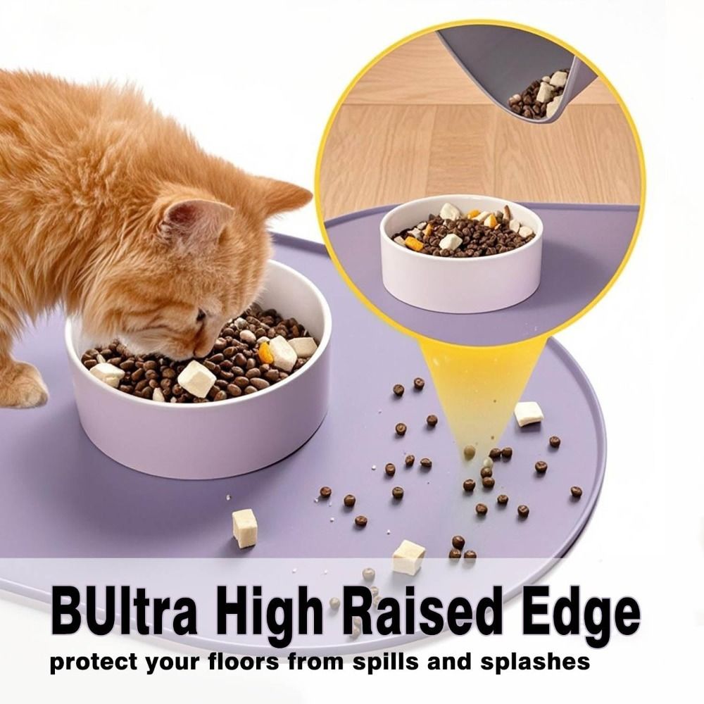 Durable Silicone Pet Food Mat  - Baby Food Cat 评论和价格