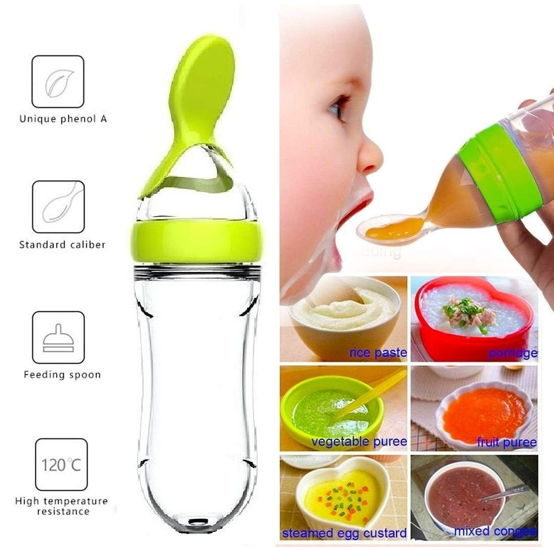 Squeezing Feeding Bottle Cup S - Baby Food Jars 评论和价格