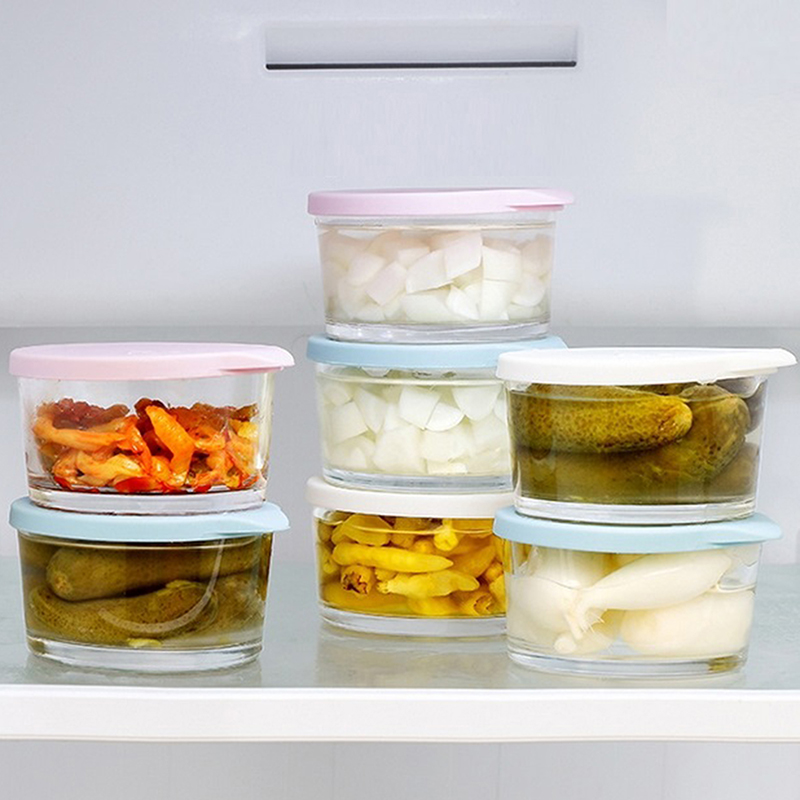 ●Microwave Safe Round Food Sto - Baby Food Jars 评论和价格