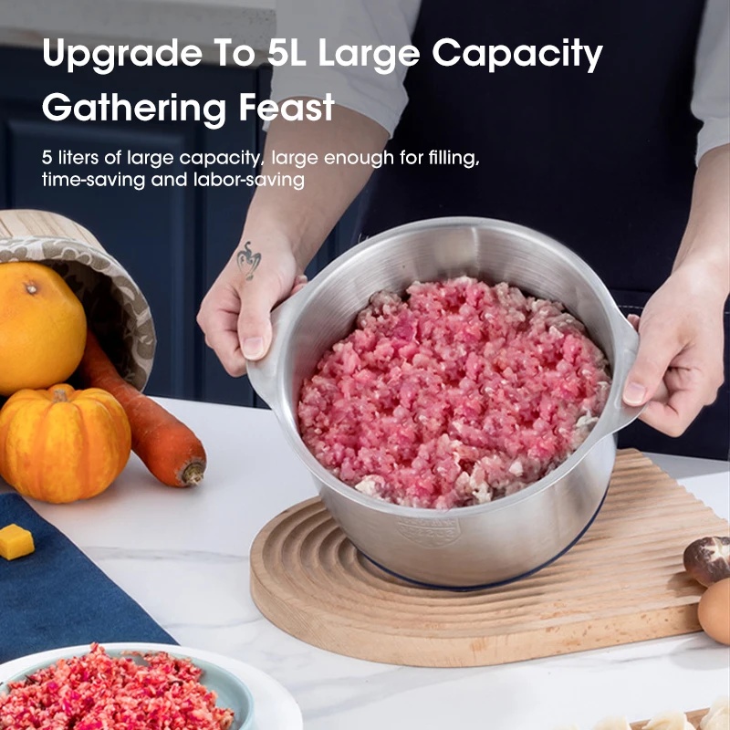 5L Electric Meat Grinders 304  - Baby Food Masher 评论和价格