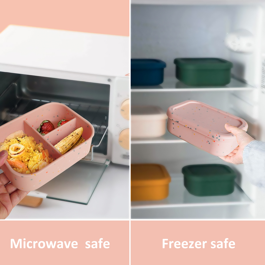 1PCS Microwave Lunch Box Silic - Baby Food Delivery 评论和价格