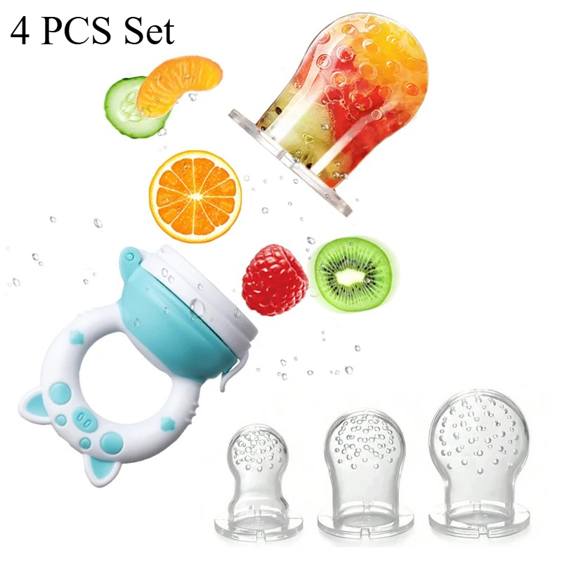 4pcs/set Silicone Fruit & Vege - Baby Food Diet 评论和价格