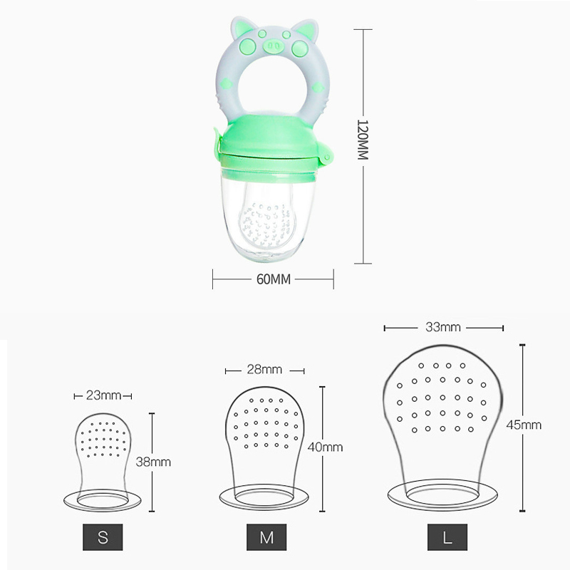 4pcs/set Silicone Fruit & Vege - Baby Food Diet 评论和价格