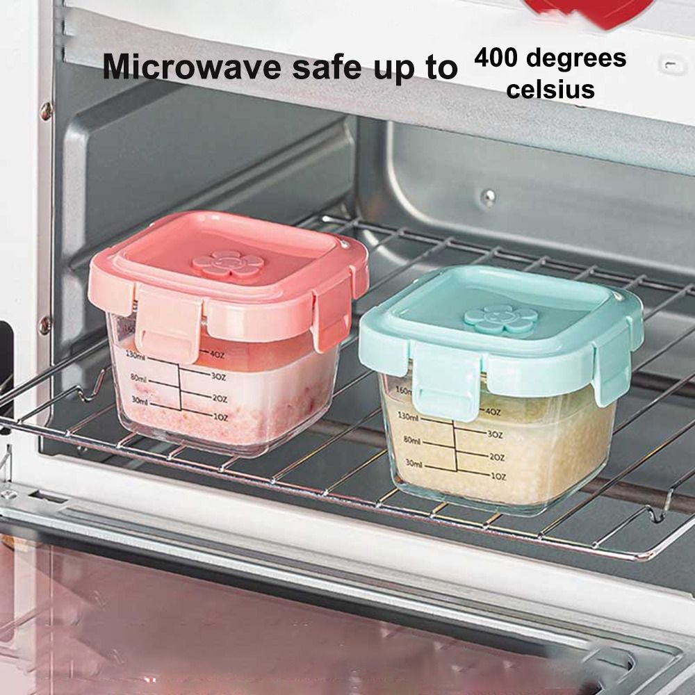 Glass Food Storage Box New 170 - Baby Food Jars 评论和价格