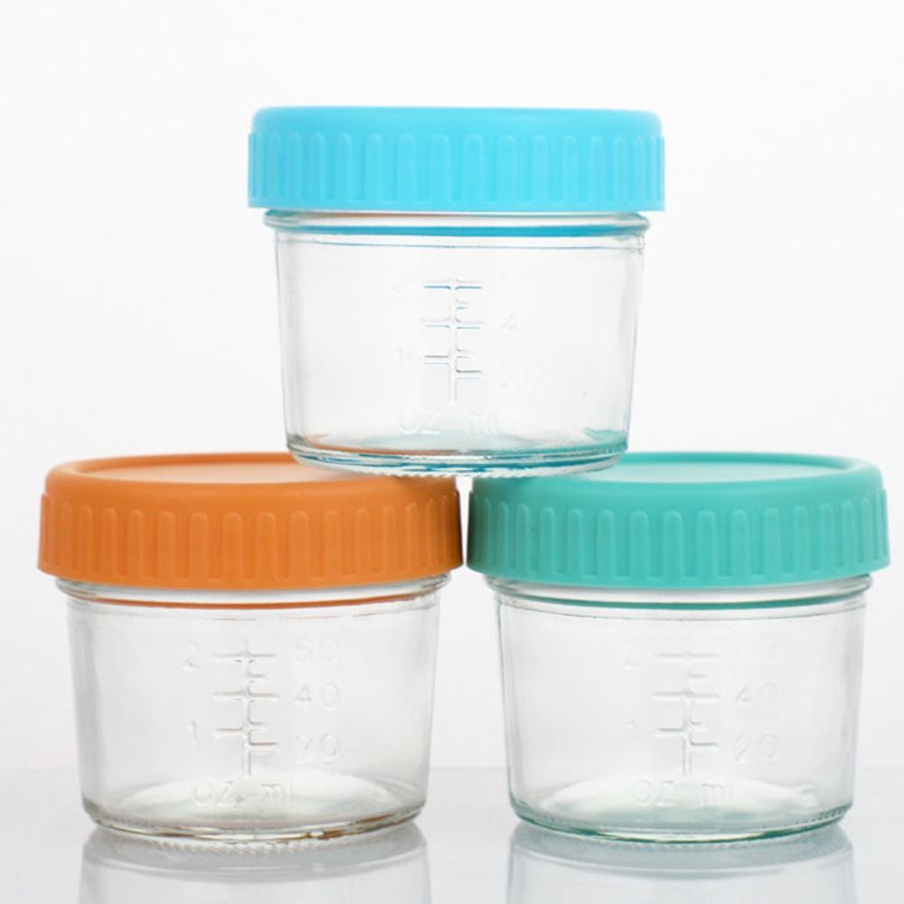 6pcs Multipurpose Glass Baby F - Baby Food Jars 评论和价格