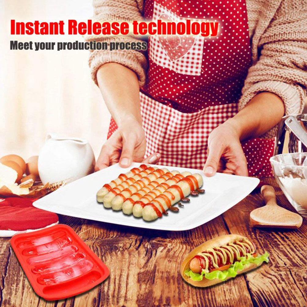 Silicone Sausage Mold Food Gra - Baby Food Dogs 评论和价格