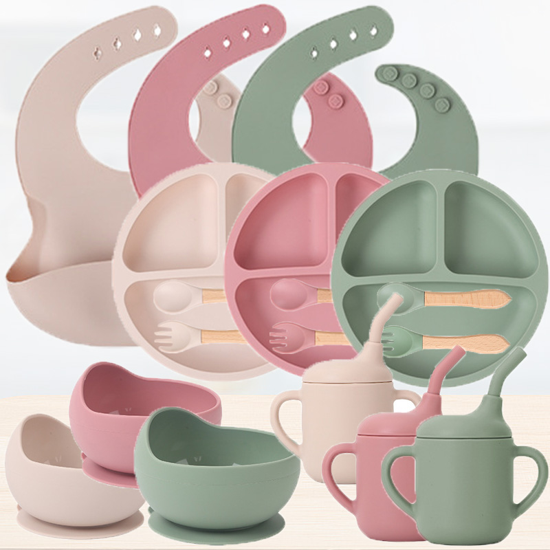 Children's silicone tableware  - Baby 1 Year Food 评论和价格