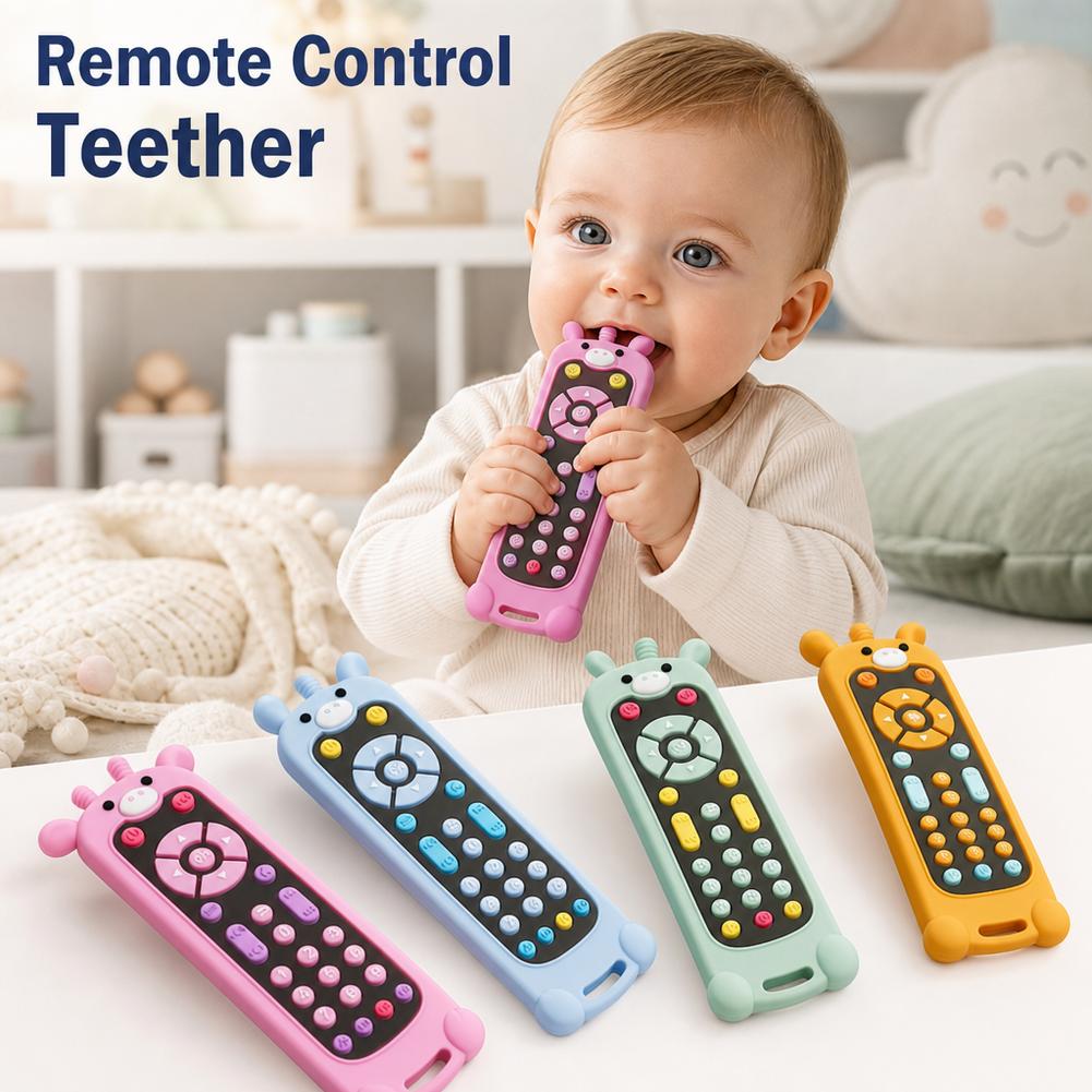 Baby Teether Silicone TV Remot - Baby Food For 6 Months 评论和价格