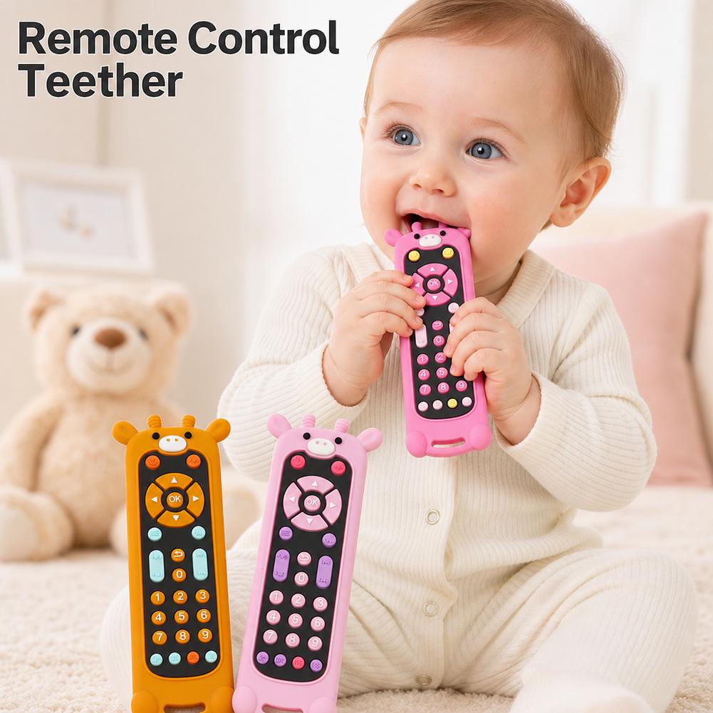 Baby Teether Silicone TV Remot - Baby Food For 6 Months 评论和价格