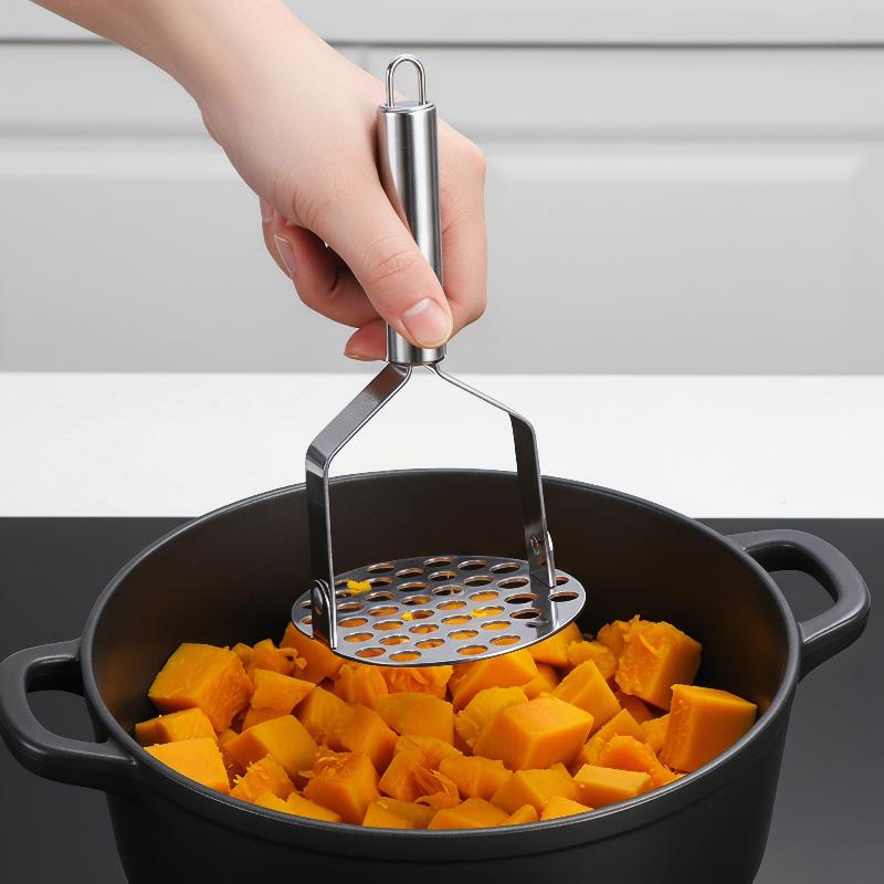 Stainless Steel Potato Masher  - Baby Food Masher 评论和价格
