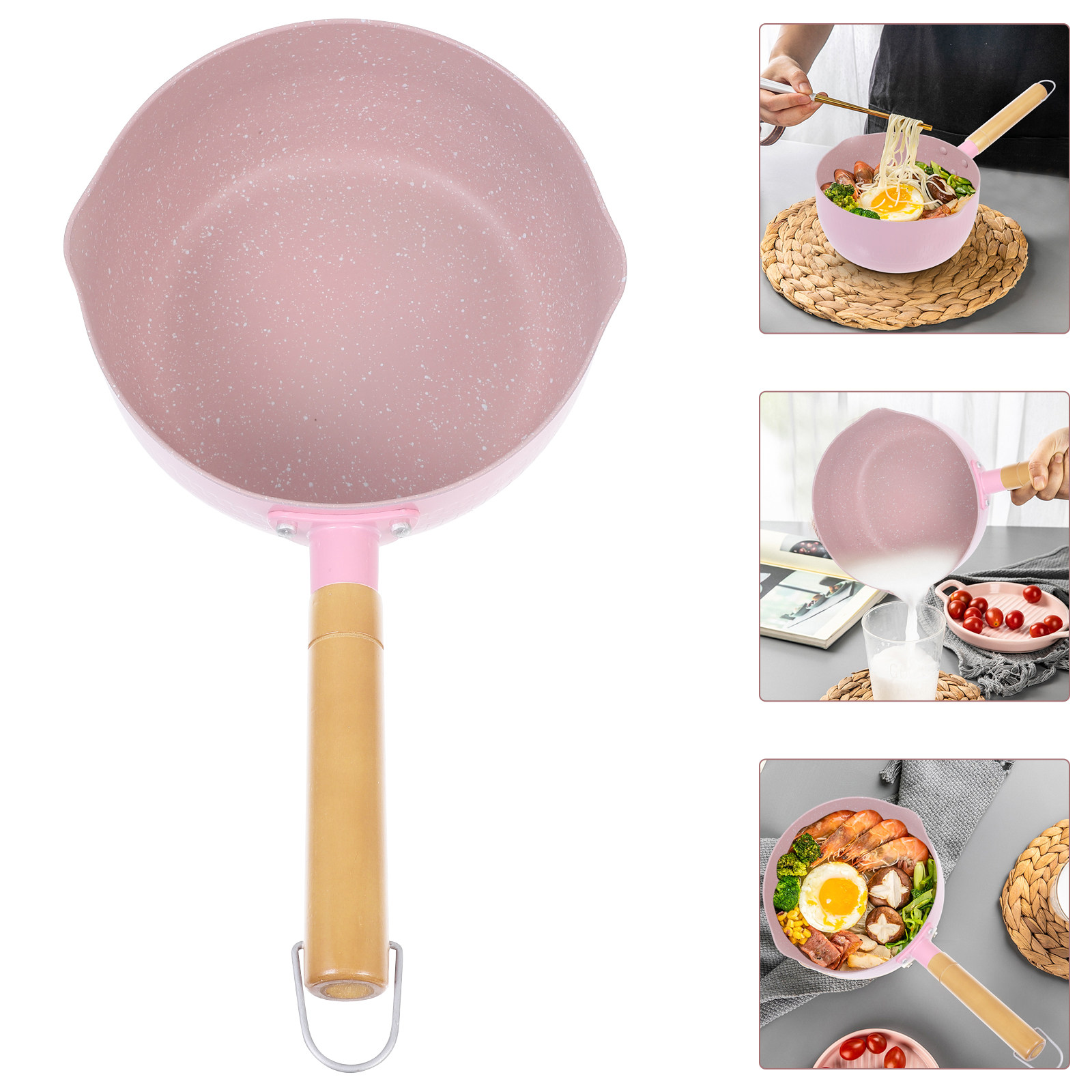 Wooden Handle Aluminium Milk P - Baby Food In Restaurant 评论和价格