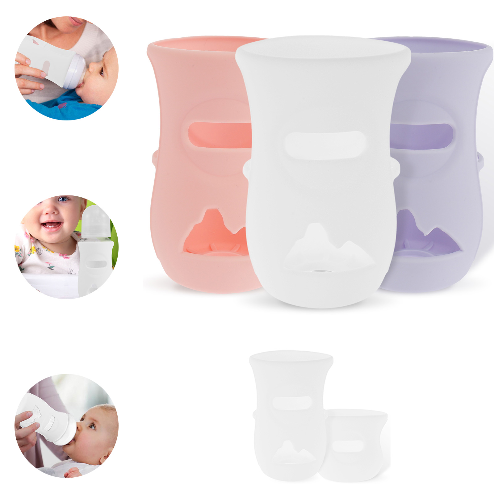 Silicone Sleeves Silicone Baby - Baby Food Jars 评论和价格