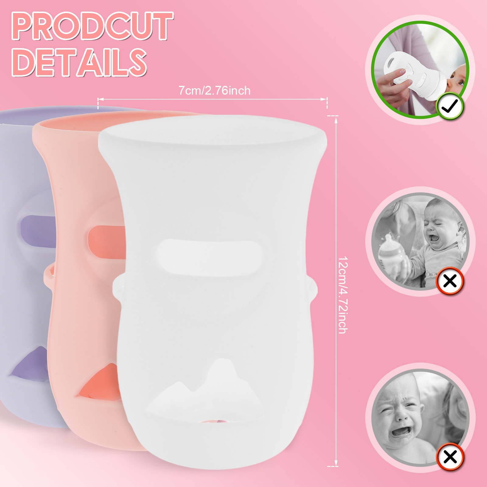 Silicone Sleeves Silicone Baby - Baby Food Jars 评论和价格