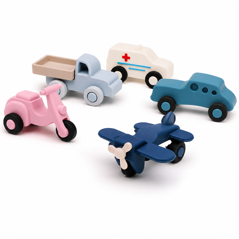 Food Grade Silicone Toy Cars f - Baby Food For 6 Months 评论和价格