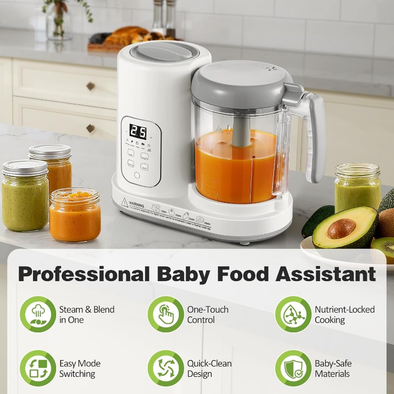 Baby Food Maker Steamer Blende - Baby Food Blender And Steamer 评论和价格