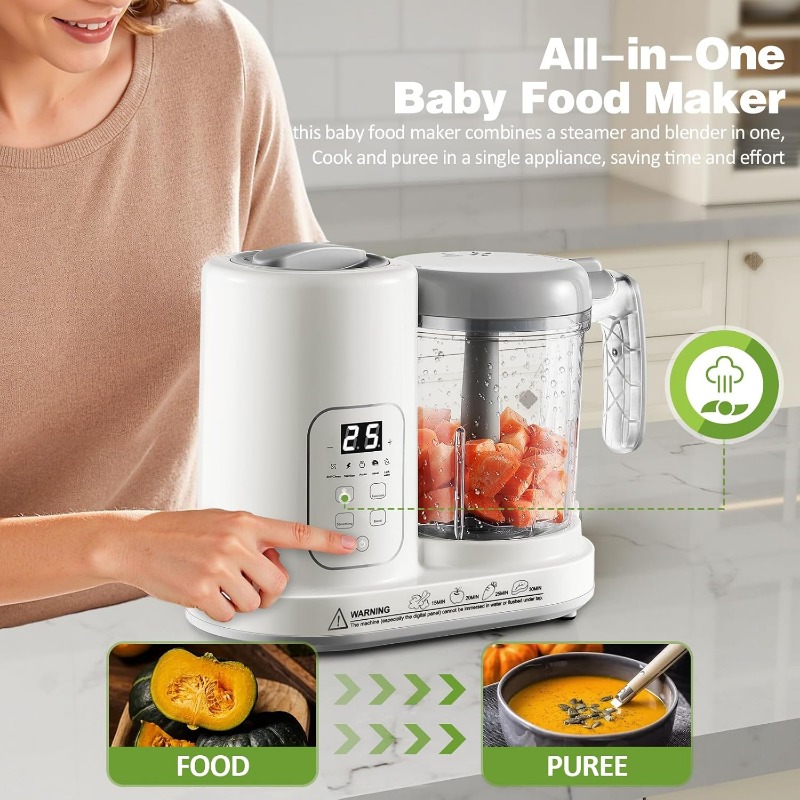 Baby Food Maker Steamer Blende - Baby Food Blender And Steamer 评论和价格