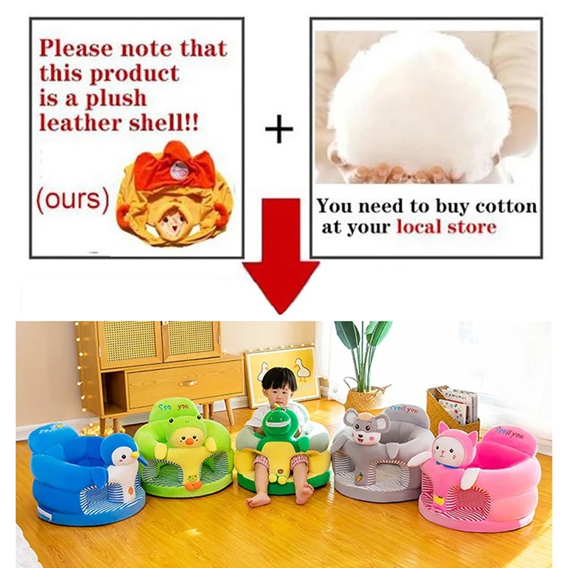Cute Baby Sofa Support Seat Co - Baby Food Chair 评论和价格