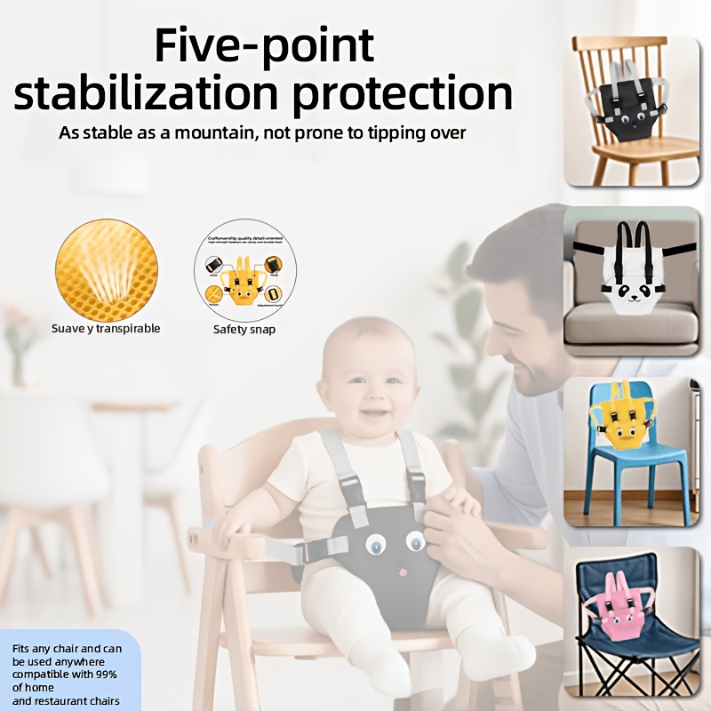 1pc Adjustable Baby High Chair - Baby Food Chair 评论和价格