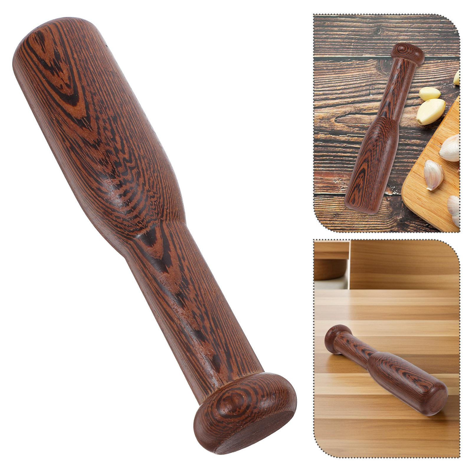 Natural Wood Hand Grinder Crus - Baby Food Masher 评论和价格
