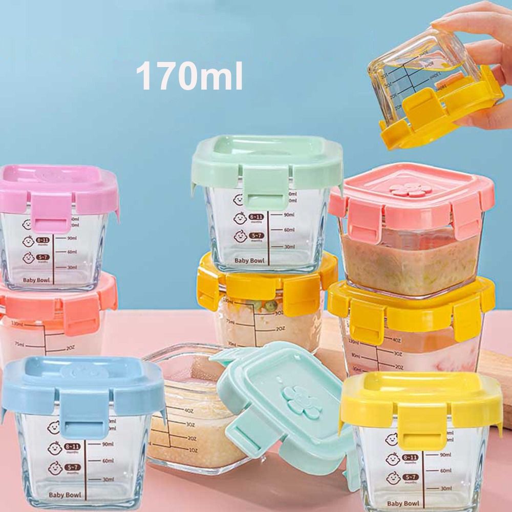 170ml Glass Food Storage Box F - Baby Food Jars 评论和价格