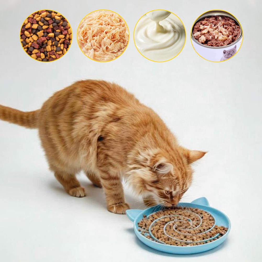 Pet Slow Food Bowl Maze Design - Baby Food Cat 评论和价格