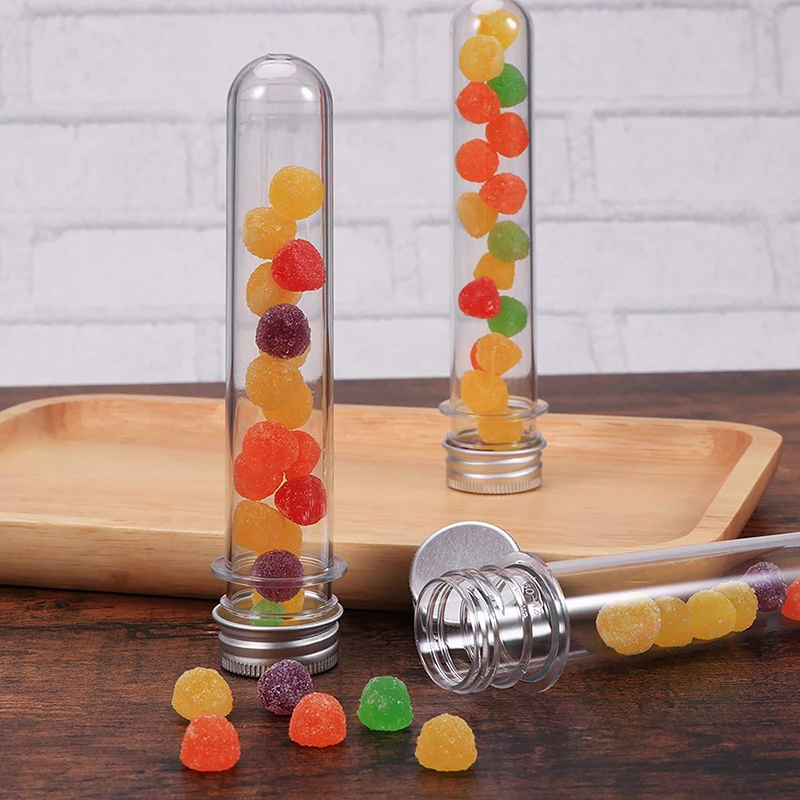 1/5Pcs Plastic Lab Test Tubes  - Baby Food Jars 评论和价格