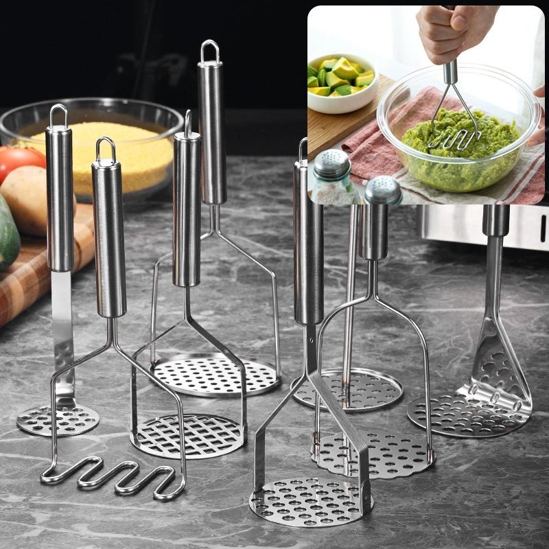 1Pc Stainless Steel Potato Mas - Baby Food Masher 评论和价格