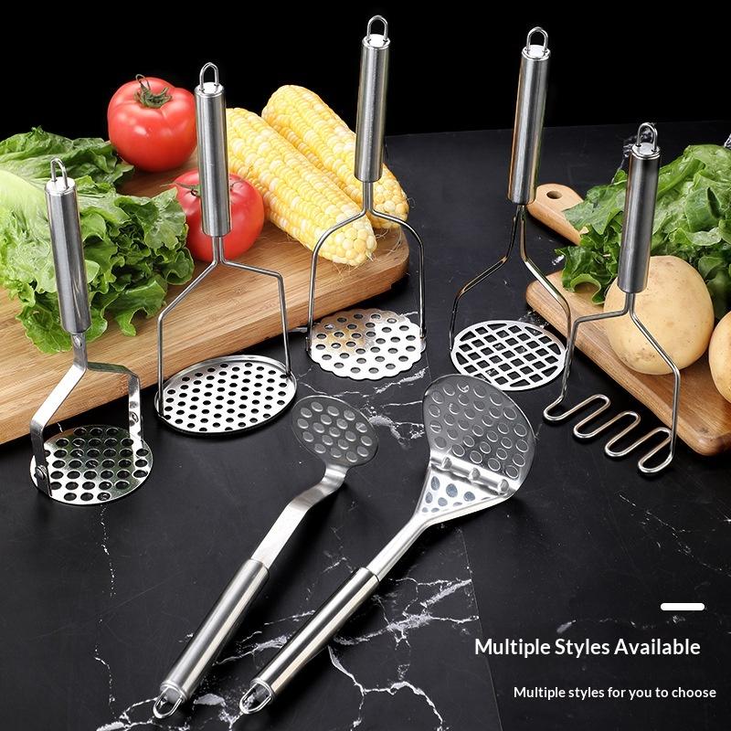 1Pc Stainless Steel Potato Mas - Baby Food Masher 评论和价格
