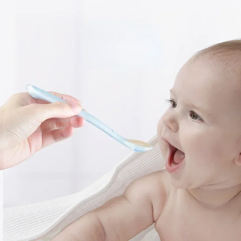 Soft Silicone Baby Spoon Toddl - Baby Food Diet 评论和价格
