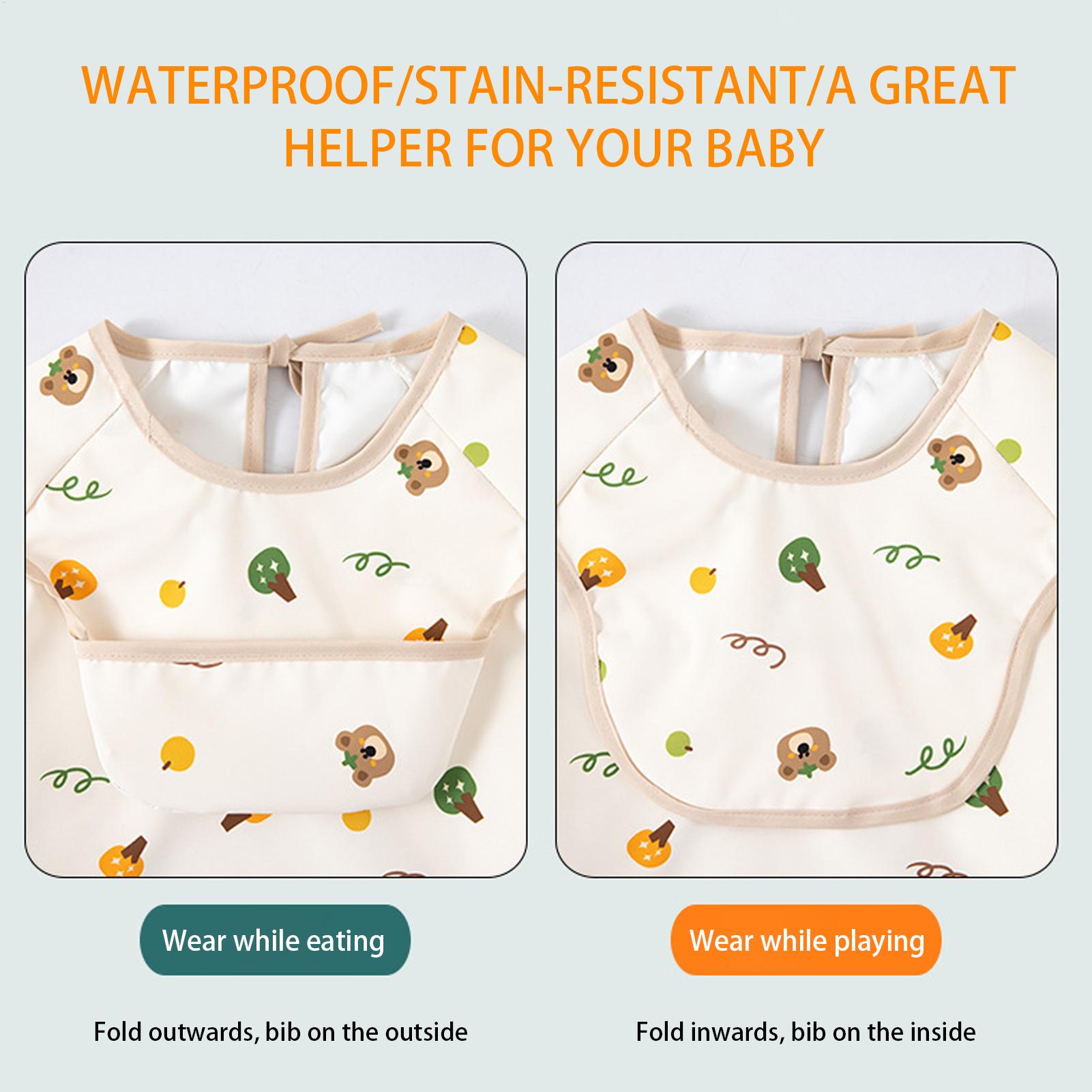 Child Smock Bib Soft Adjustabl - Baby Food In Restaurant 评论和价格
