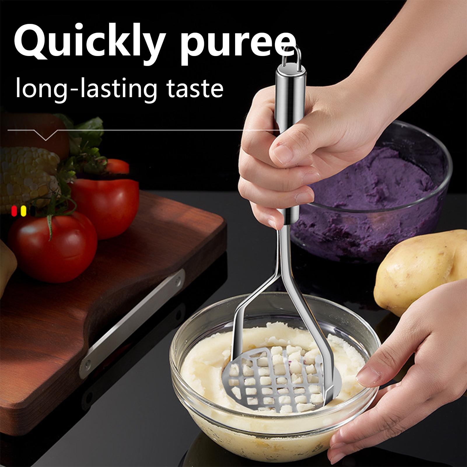 Stainless Steel Potato Masher  - Baby Food Masher 评论和价格