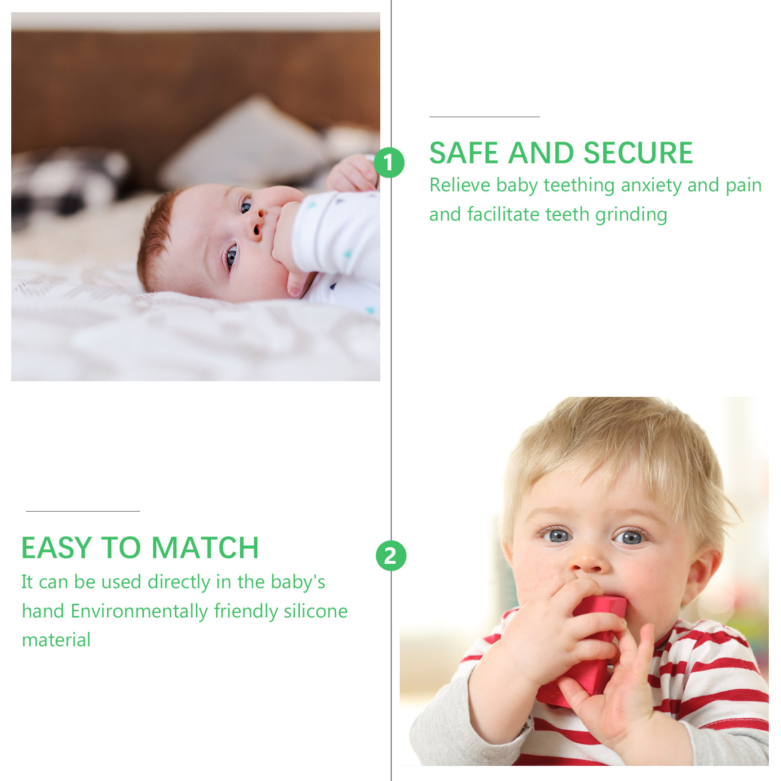 3Pcs Food Grade Silicone Baby  - Baby Food Grade 评论和价格
