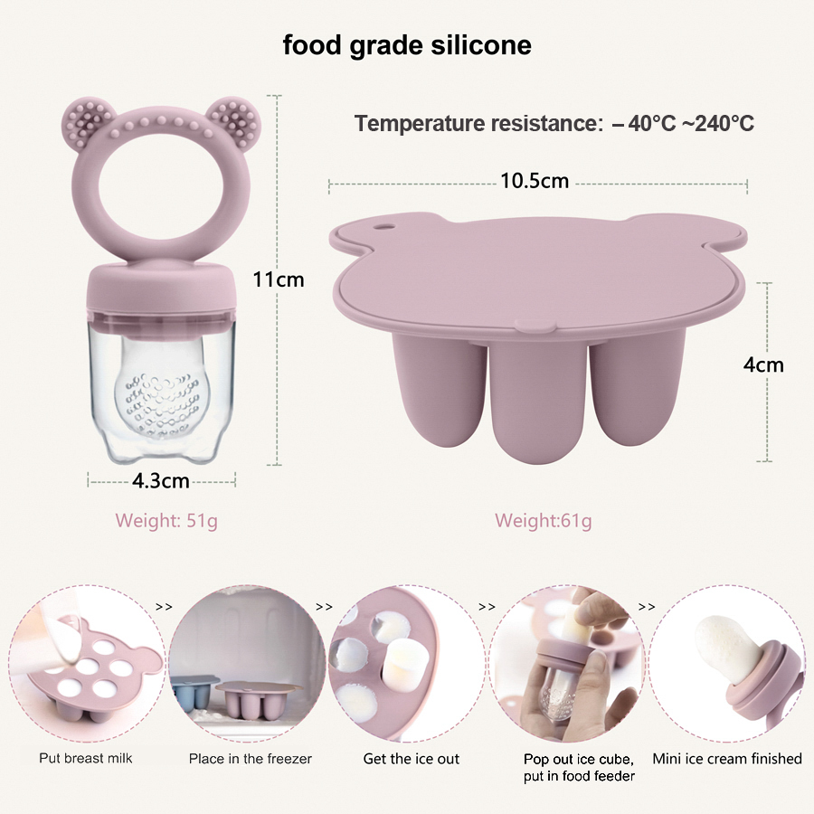 Baby Ice Cream Pops Silicone M - Baby Food Diet 评论和价格