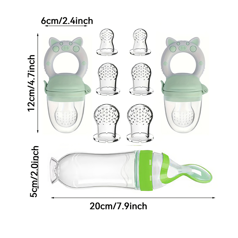 9pcs Feeding Cutlery:1 Silicon - Baby Food Jars 评论和价格