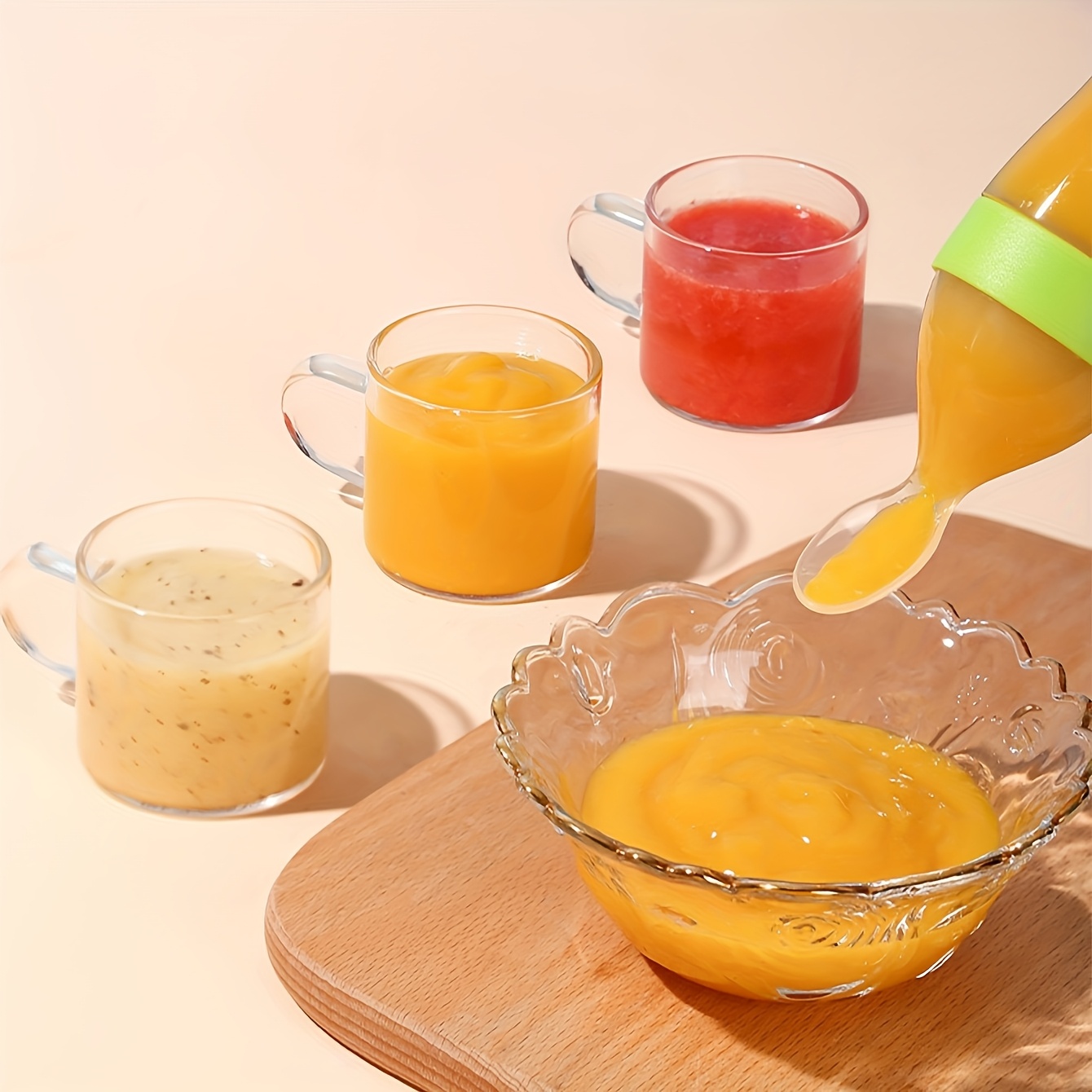 9pcs Feeding Cutlery:1 Silicon - Baby Food Jars 评论和价格