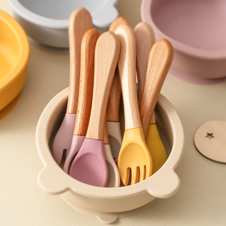 2PCS Baby Learning Spoons Uten - Baby Food Diet 评论和价格