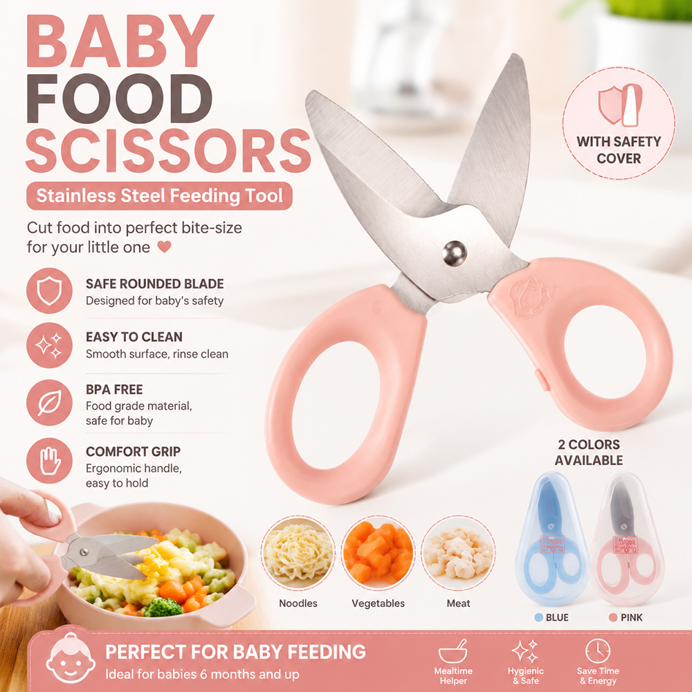 Baby Food Scissors Stainless S - Baby Food Diet 评论和价格