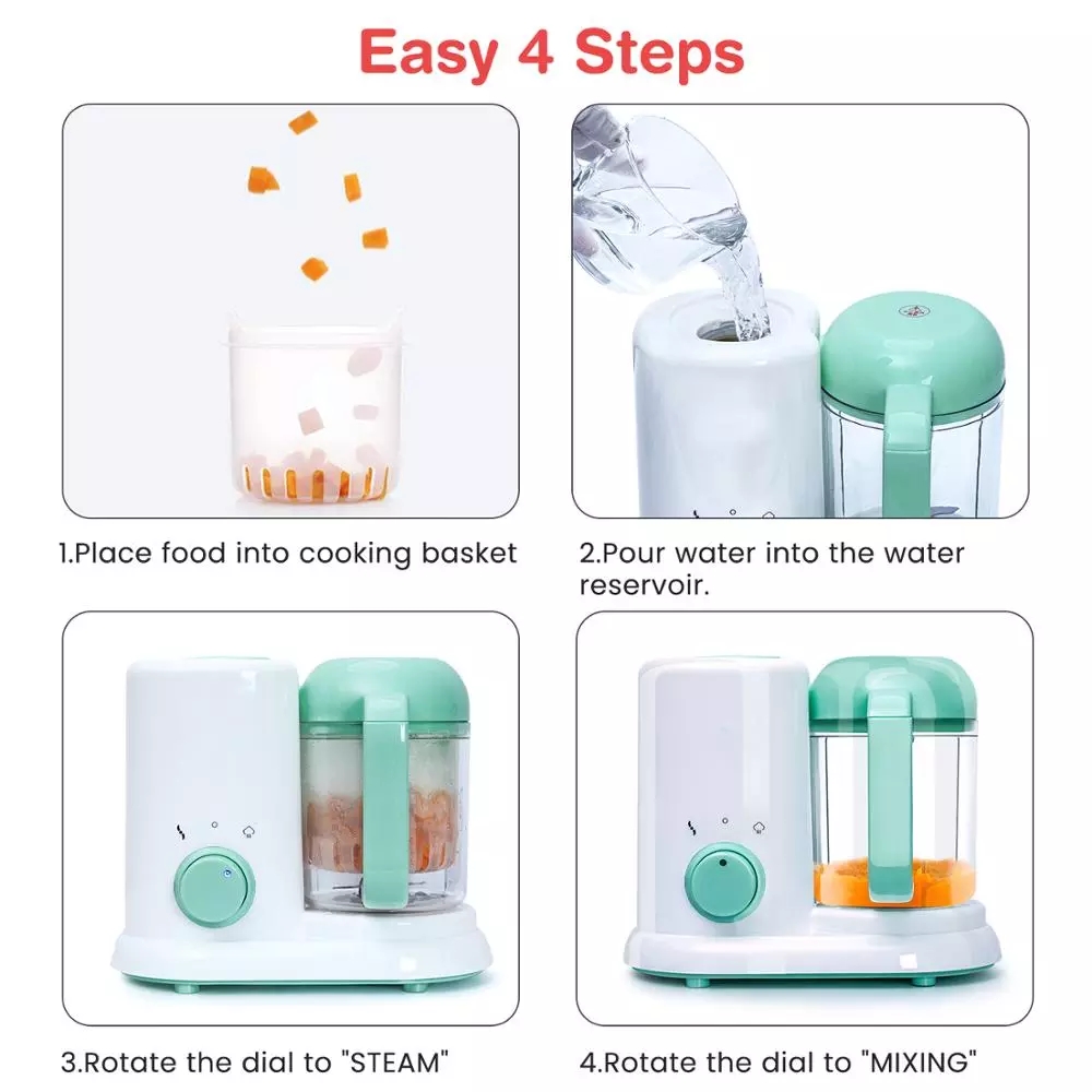 2023 New Baby Feeding Food Mak - Baby Food Blender And Steamer 评论和价格