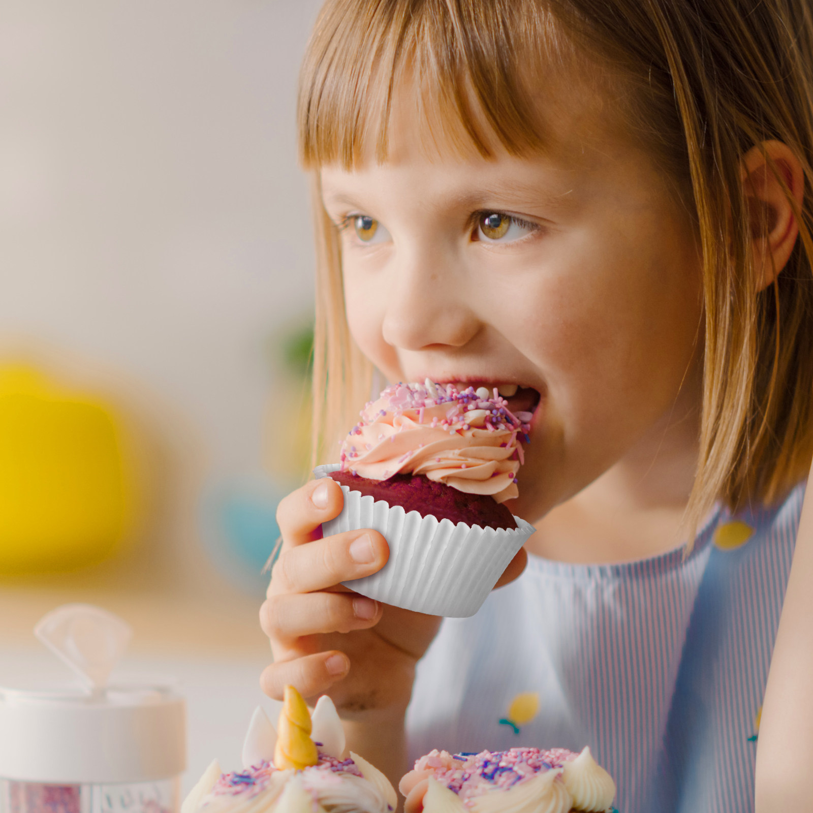100Pcs Eco Friendly Cupcake Li - Baby Food In Restaurant 评论和价格