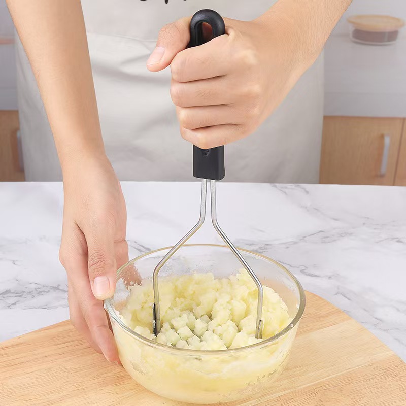 Stainless Steel Potato Pusher  - Baby Food Masher 评论和价格